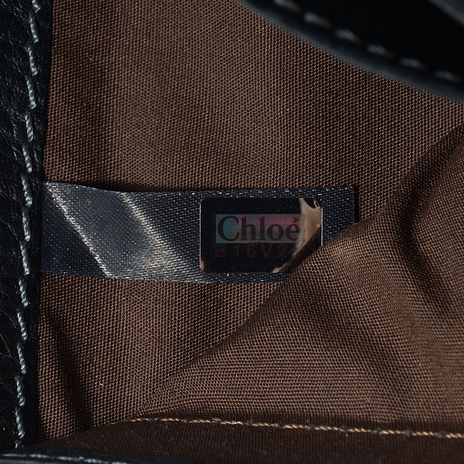 Chloe Calfskin Marcie Square Wallet Black 9 of 9