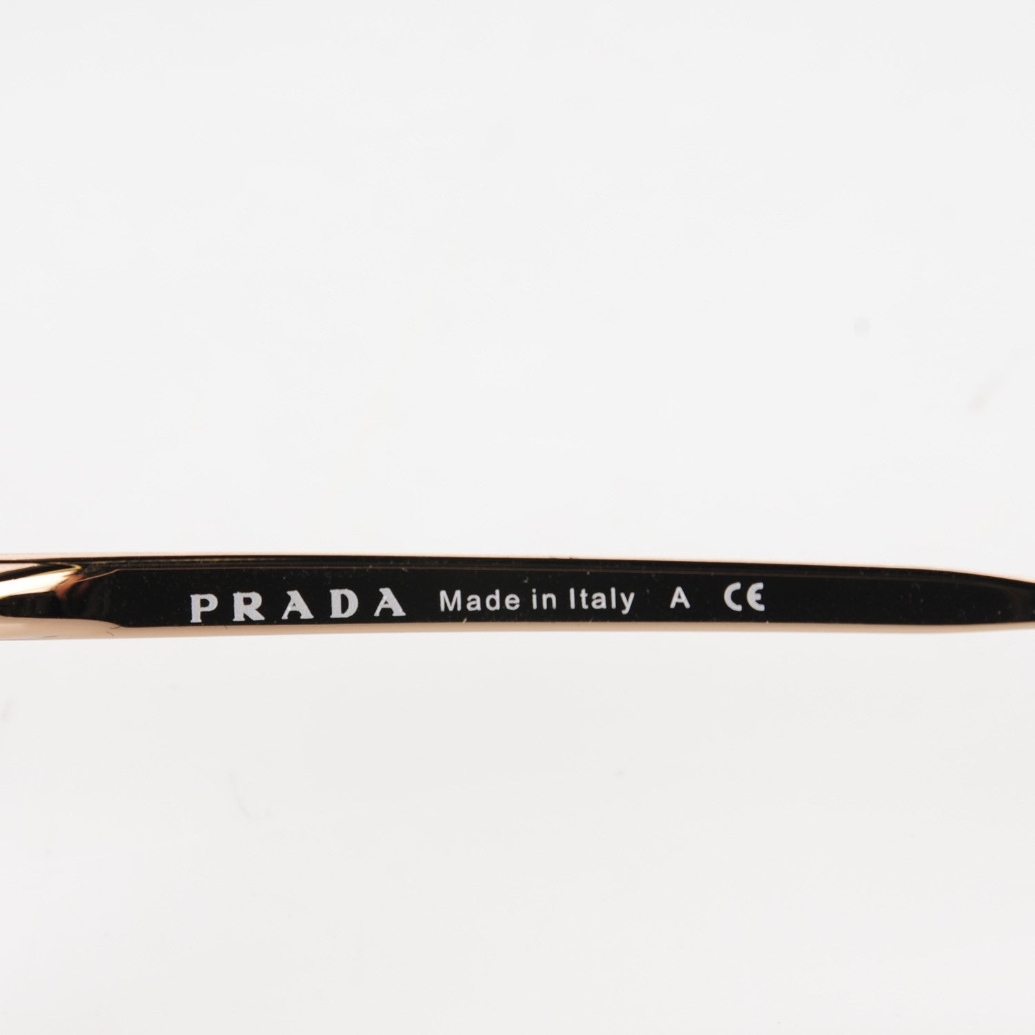 Prada Round Sunglasses SPR51S Tortoise Pale Gold 6 of 7