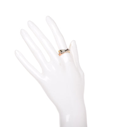 Cartier 18K Pink Yellow White Gold Small Trinity Ring 54 6.75 3 of 7