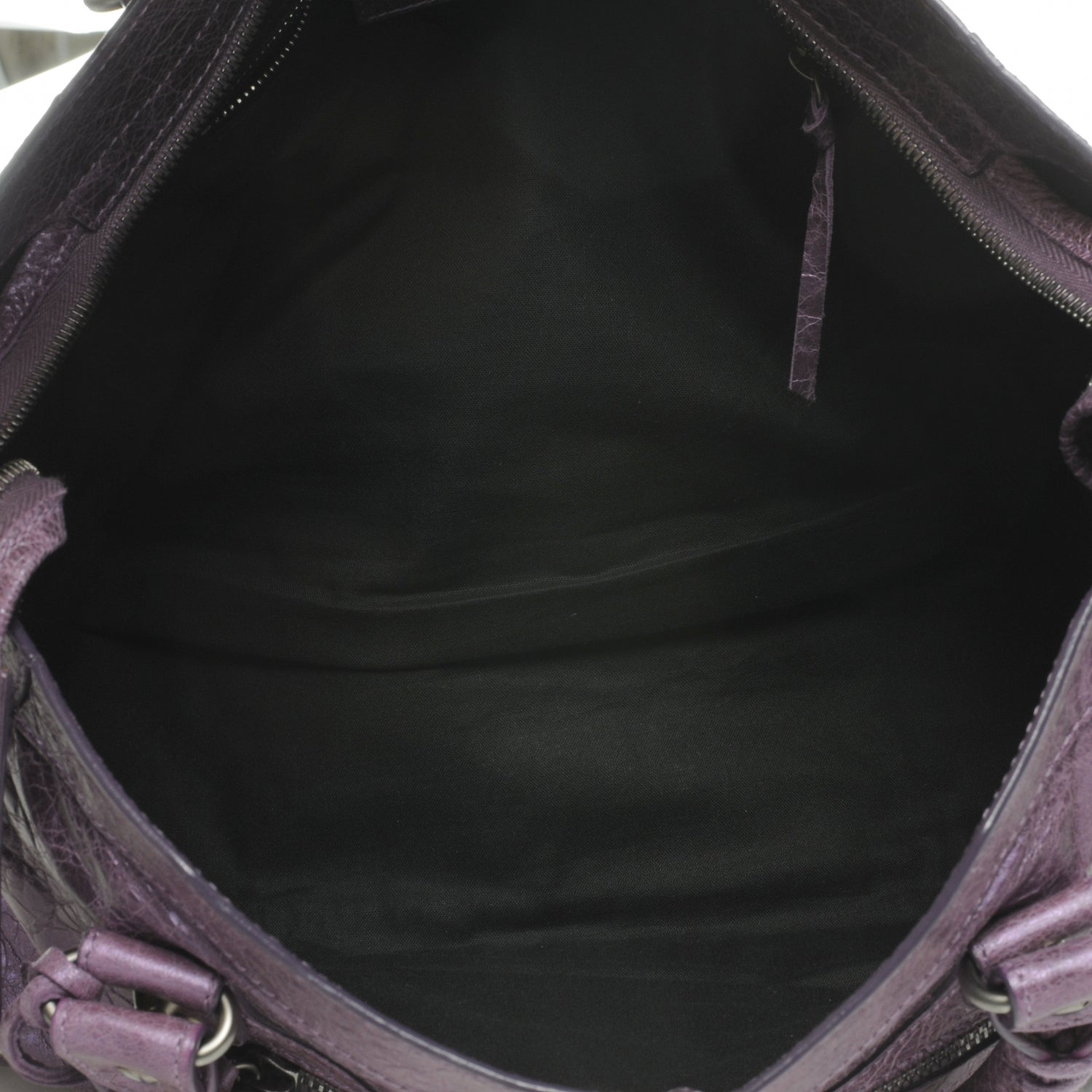 Balenciaga Agneau Classic Hardware City Metallic Purple 7 of 9