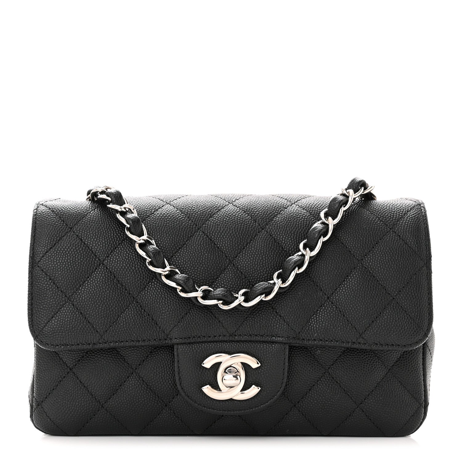 Chanel Caviar Quilted Mini Rectangular Flap Black 1 of 10