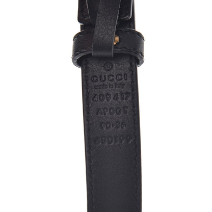 Gucci Calfskin Double G 20mm Belt 90 36 Black 4 of 6