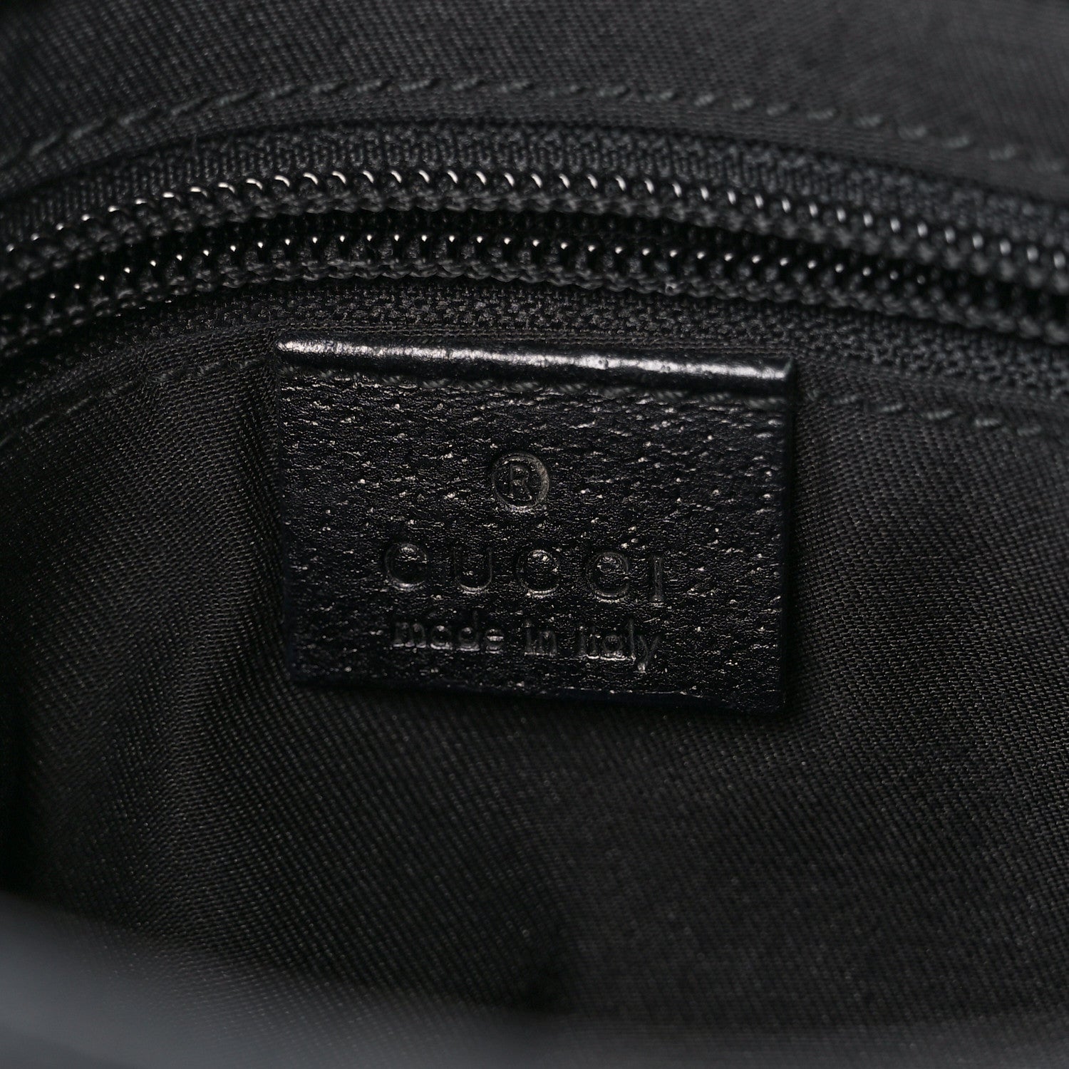 Gucci Monogram Flat Messenger Bag Black 6 of 12