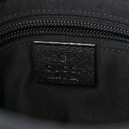 Gucci Monogram Flat Messenger Bag Black 6 of 12