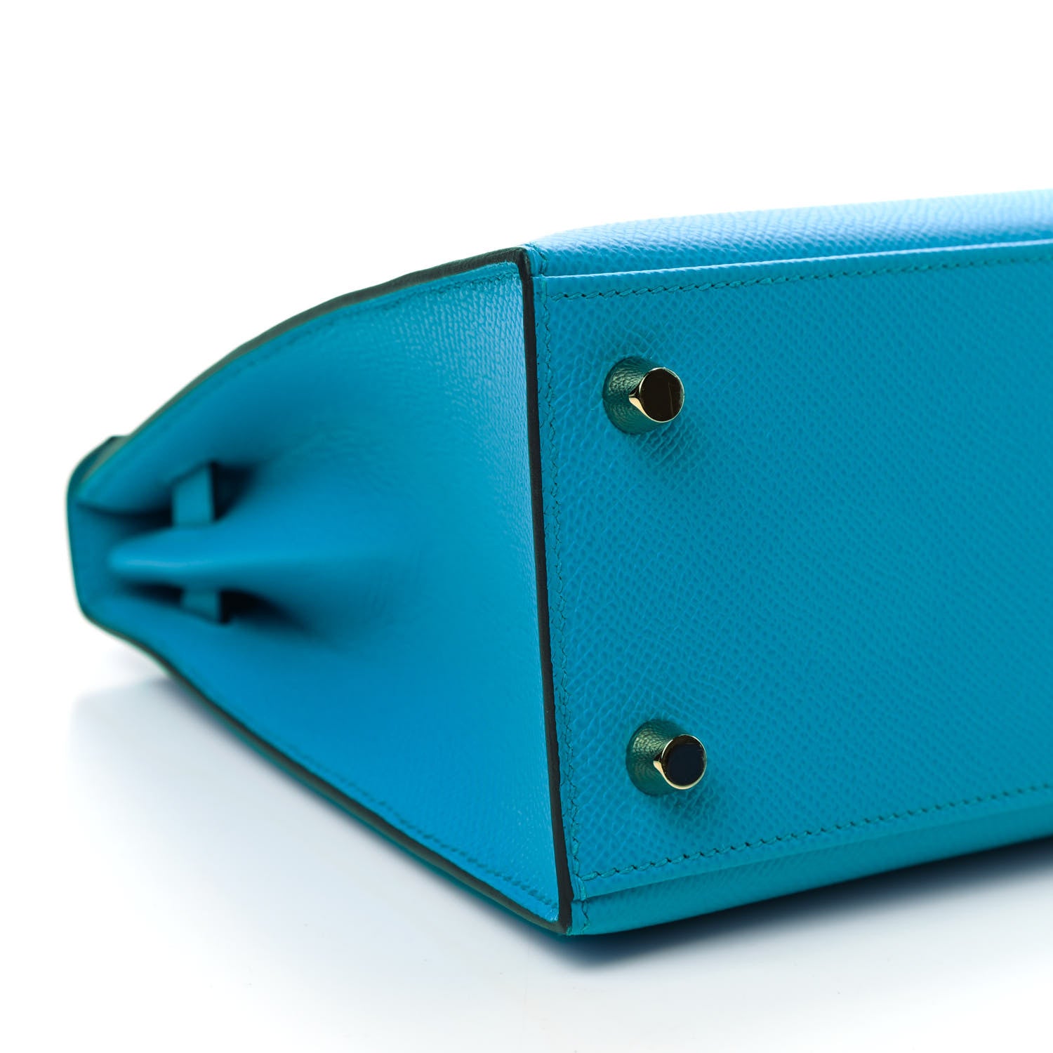 Hermes Epsom Kelly Sellier 25 Bleu Frida 9 of 11
