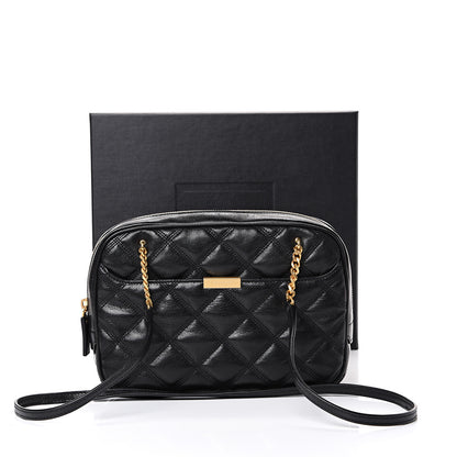 Saint Laurent Lambskin Quilted Becky Camera Shoulder Bag Black 10 of 10