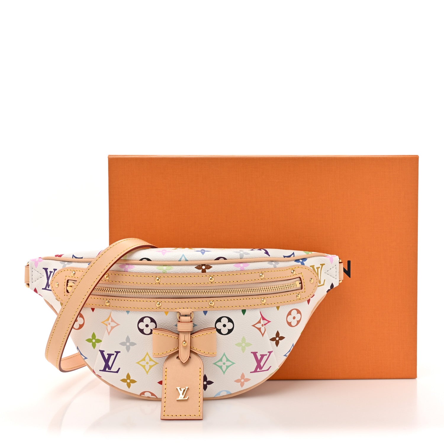 Louis Vuitton LV X TM Monogram Multicolor High Rise Bumbag White 10 of 10