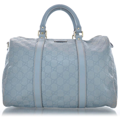 Gucci Guccissima Medium Joy Boston Light Blue 1 of 10