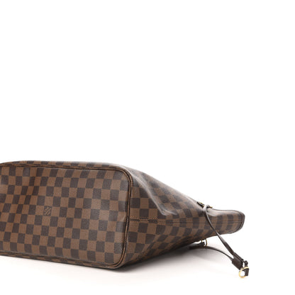 Louis Vuitton Damier Ebene Neo Neverfull MM Rose Ballerine 11 of 12