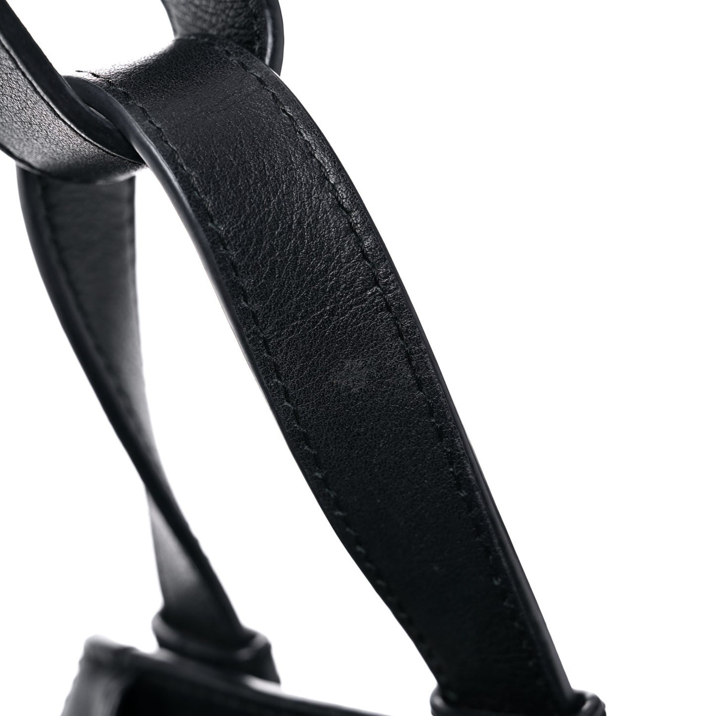 Calfskin Small Hammock Shoulder Bag Black