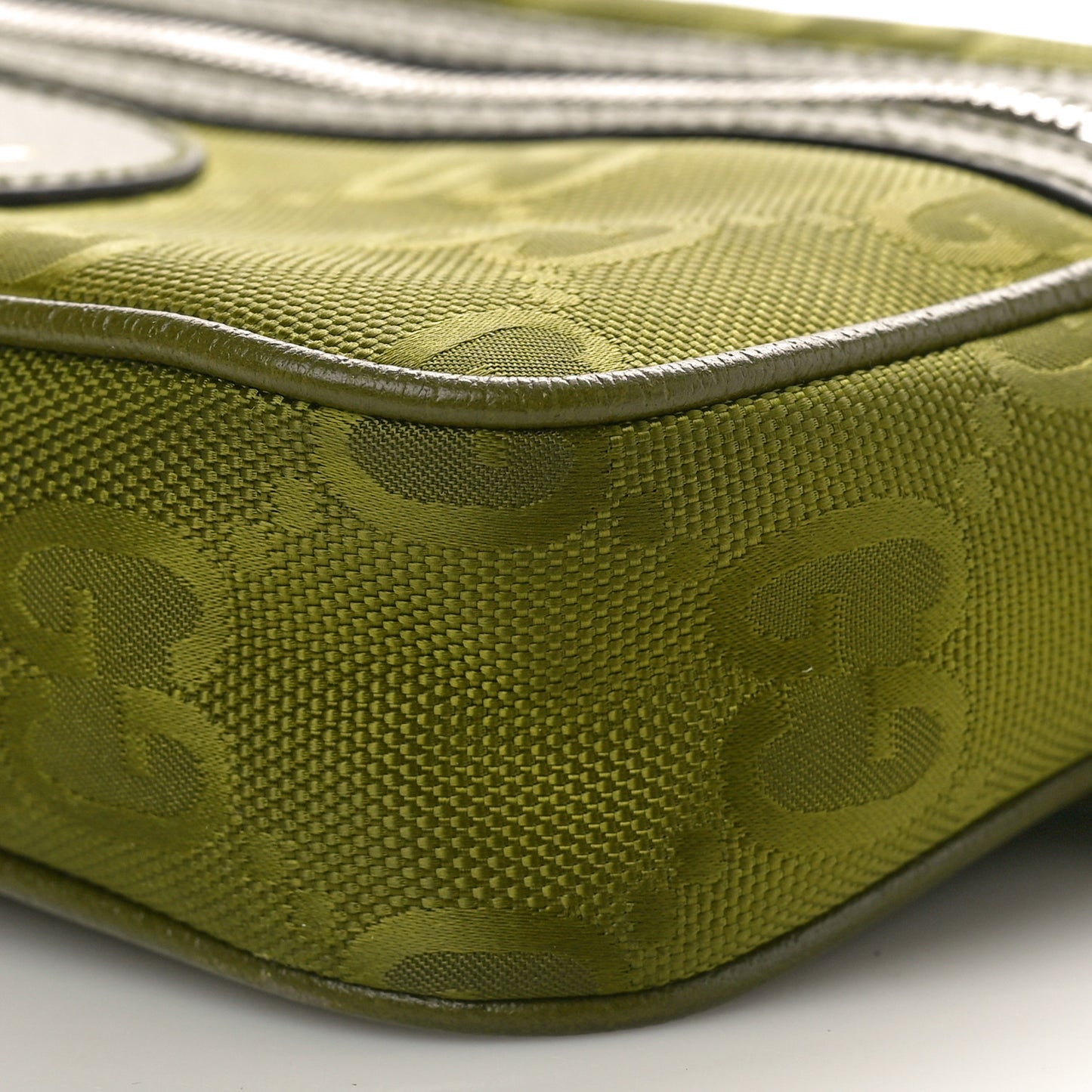 Econyl Nylon Monogram Off The Grid Belt Bag Juniper Green