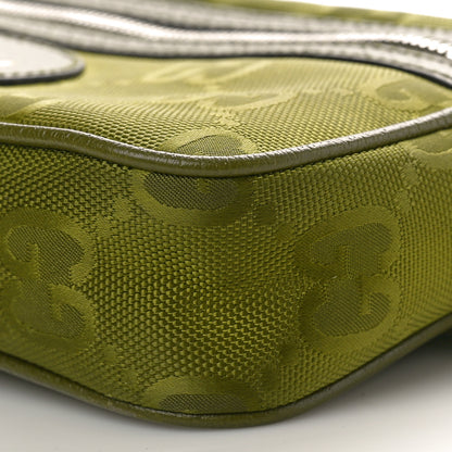 Gucci Econyl Nylon Monogram Off The Grid Belt Bag Juniper Green 10 of 11