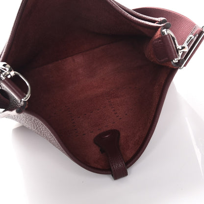 Hermes Taurillon Clemence Evelyne III PM Bordeaux 7 of 8