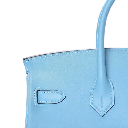 Hermes Swift Birkin 25 Bleu Du Nord 31 of 37