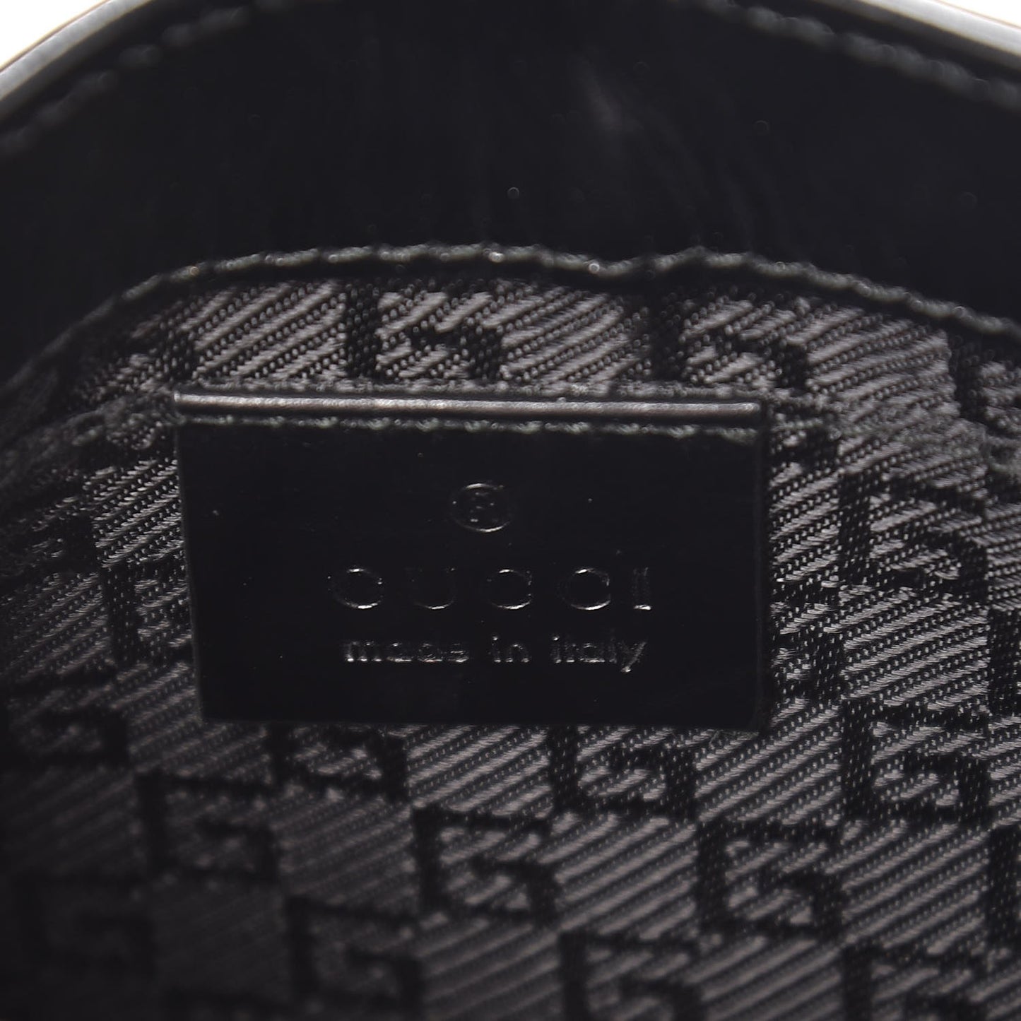 Patent Calfskin Flap Bag Black