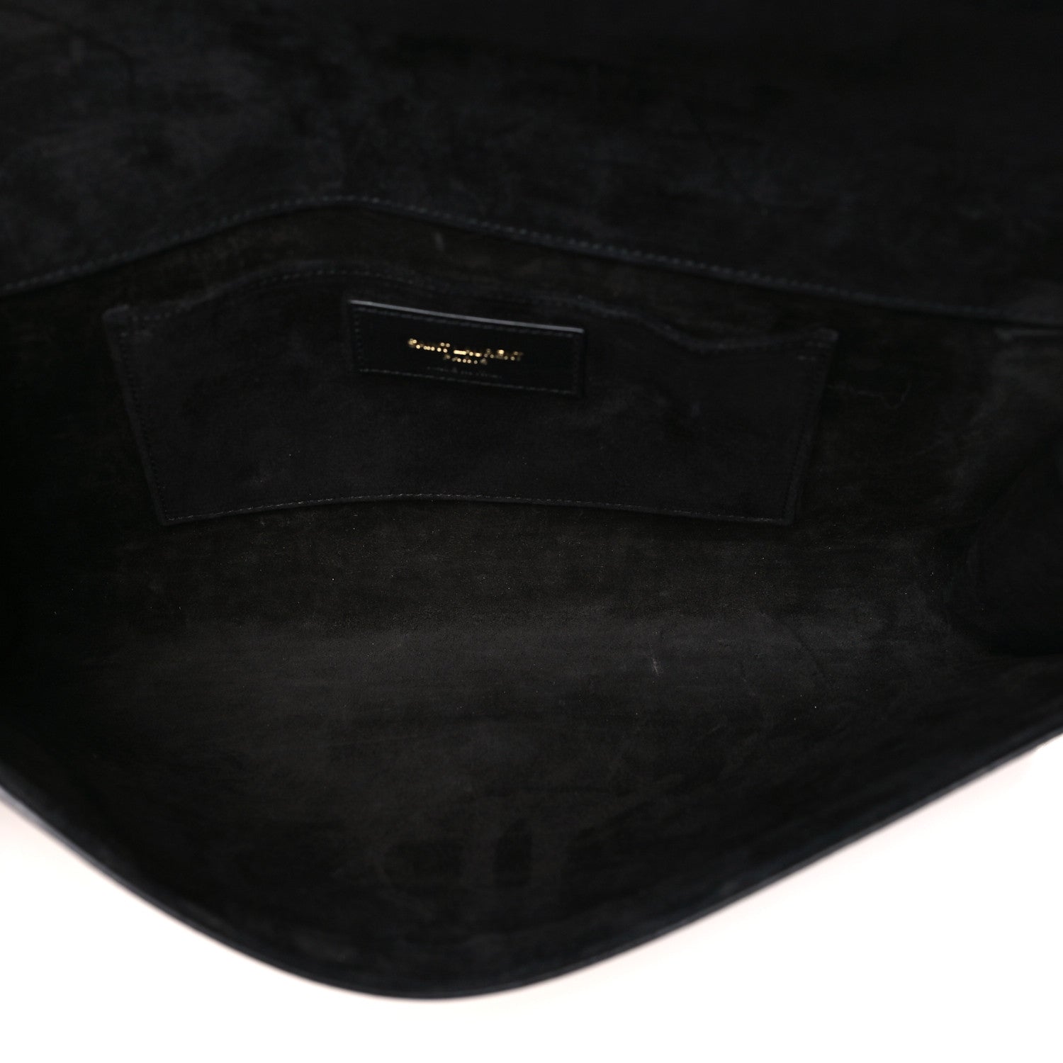 Saint Laurent Calfskin Classic Y Ligne Clutch Black 5 of 6