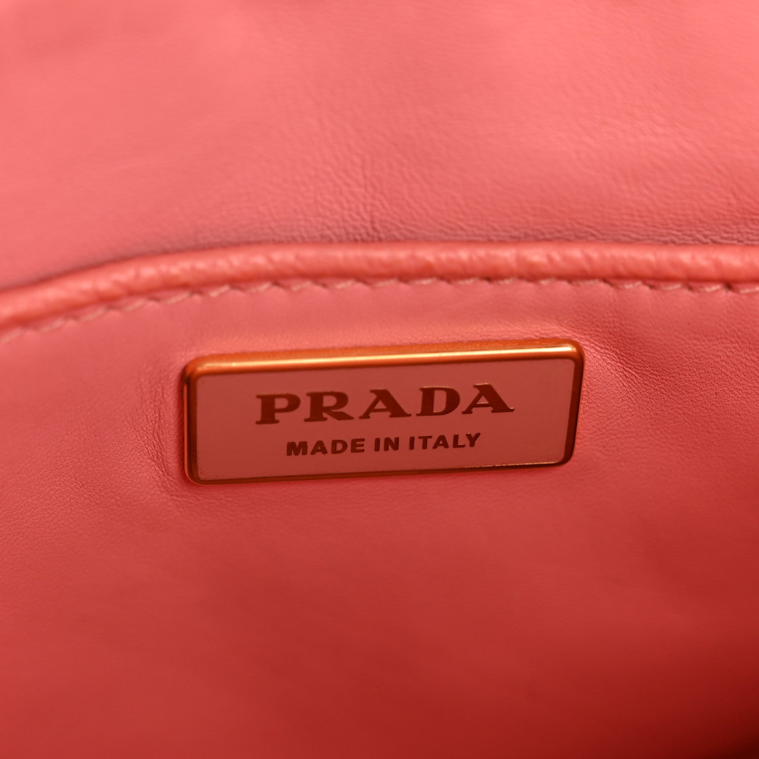 Prada Ostrich Large Galleria Double Zip Tote Begonia 6 of 15