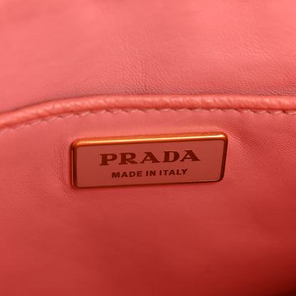 Prada Ostrich Large Galleria Double Zip Tote Begonia 6 of 15