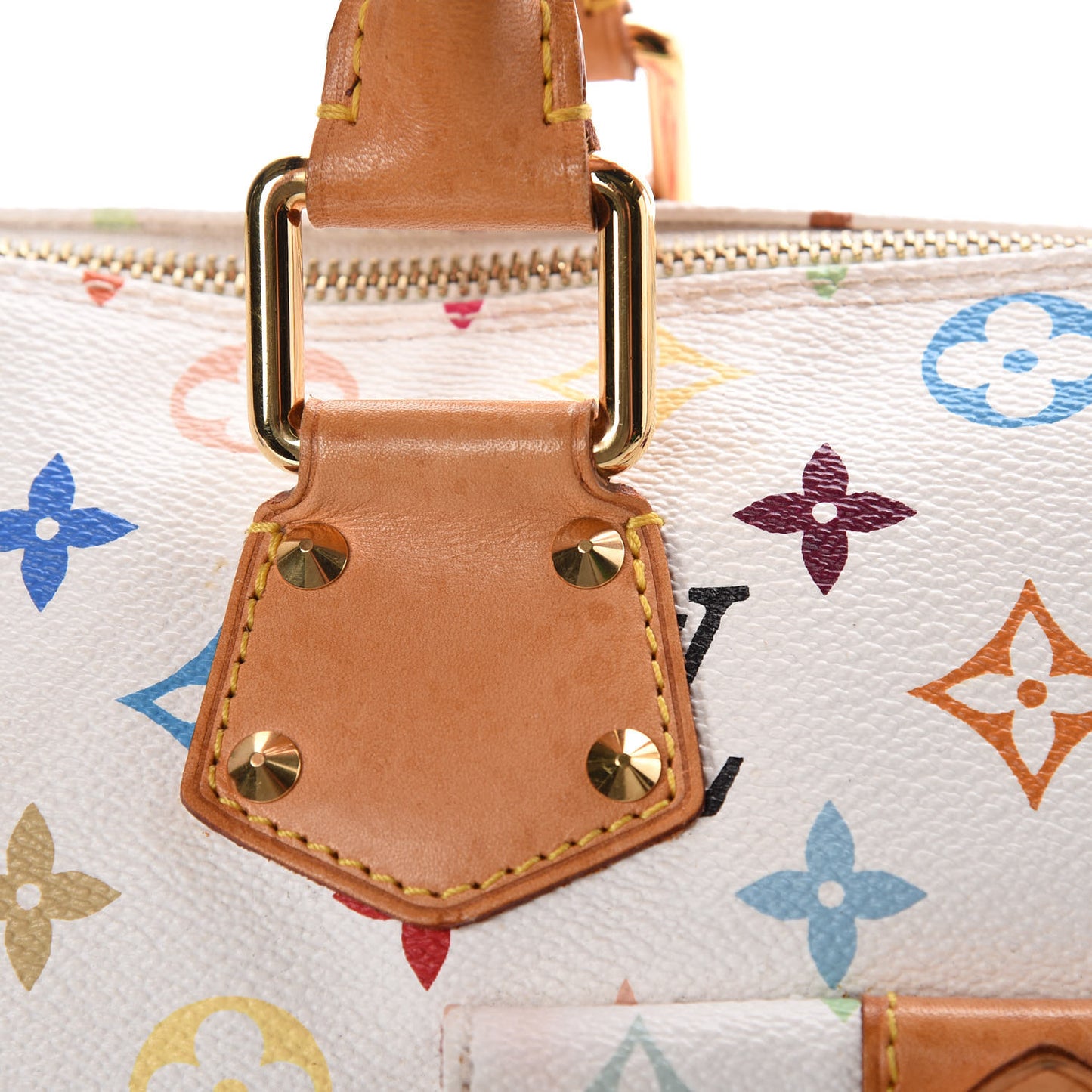 Monogram Multicolor Speedy 30 White