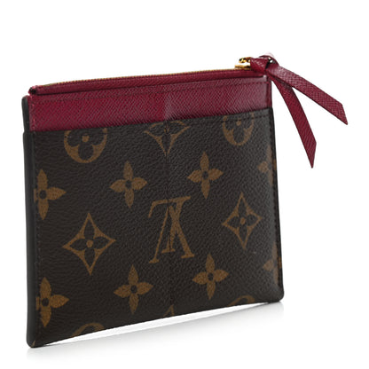 Louis Vuitton Monogram Zipped Card Holder Fuchsia 3 of 8