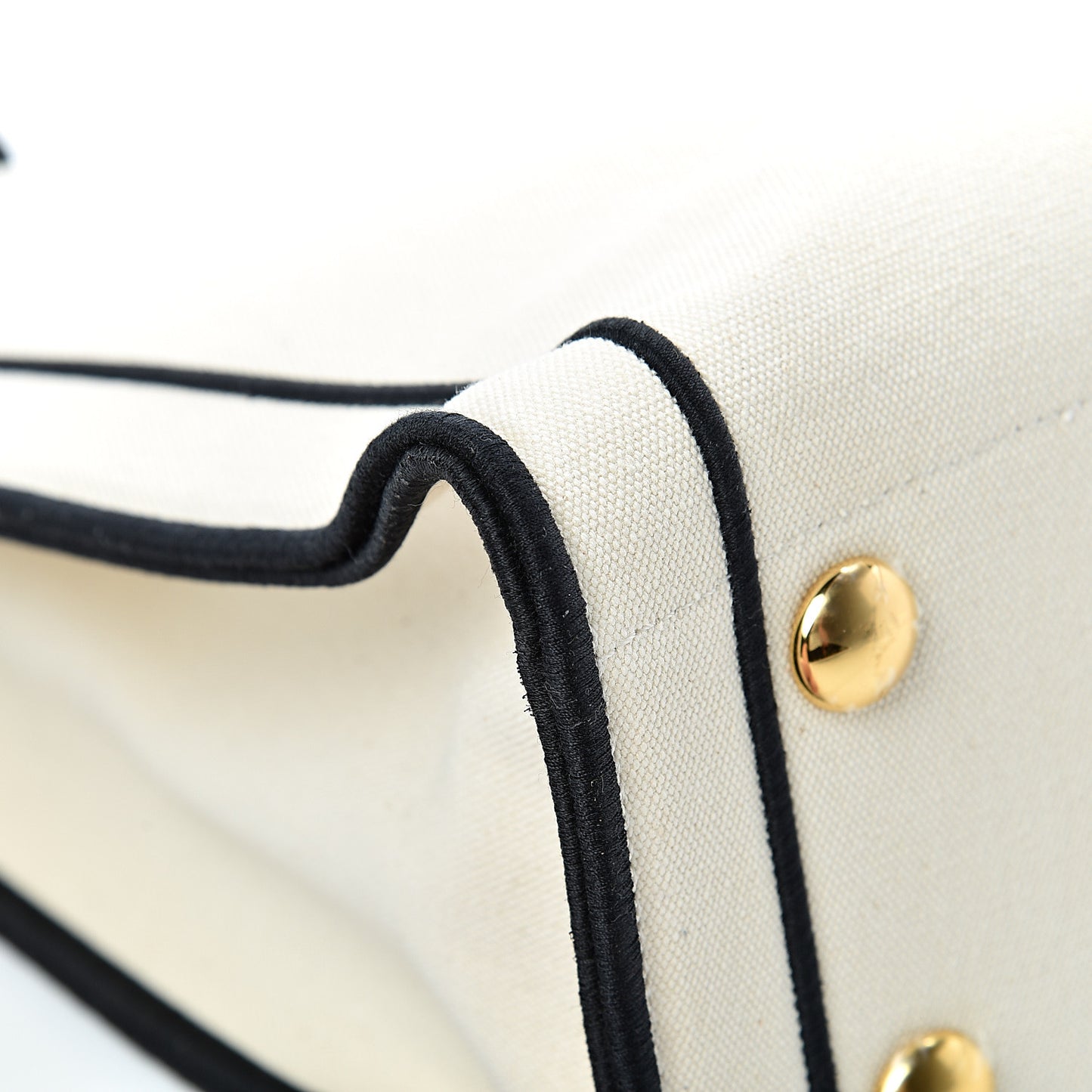 Canvas Logo Large Shopping Tote Grezzo Black