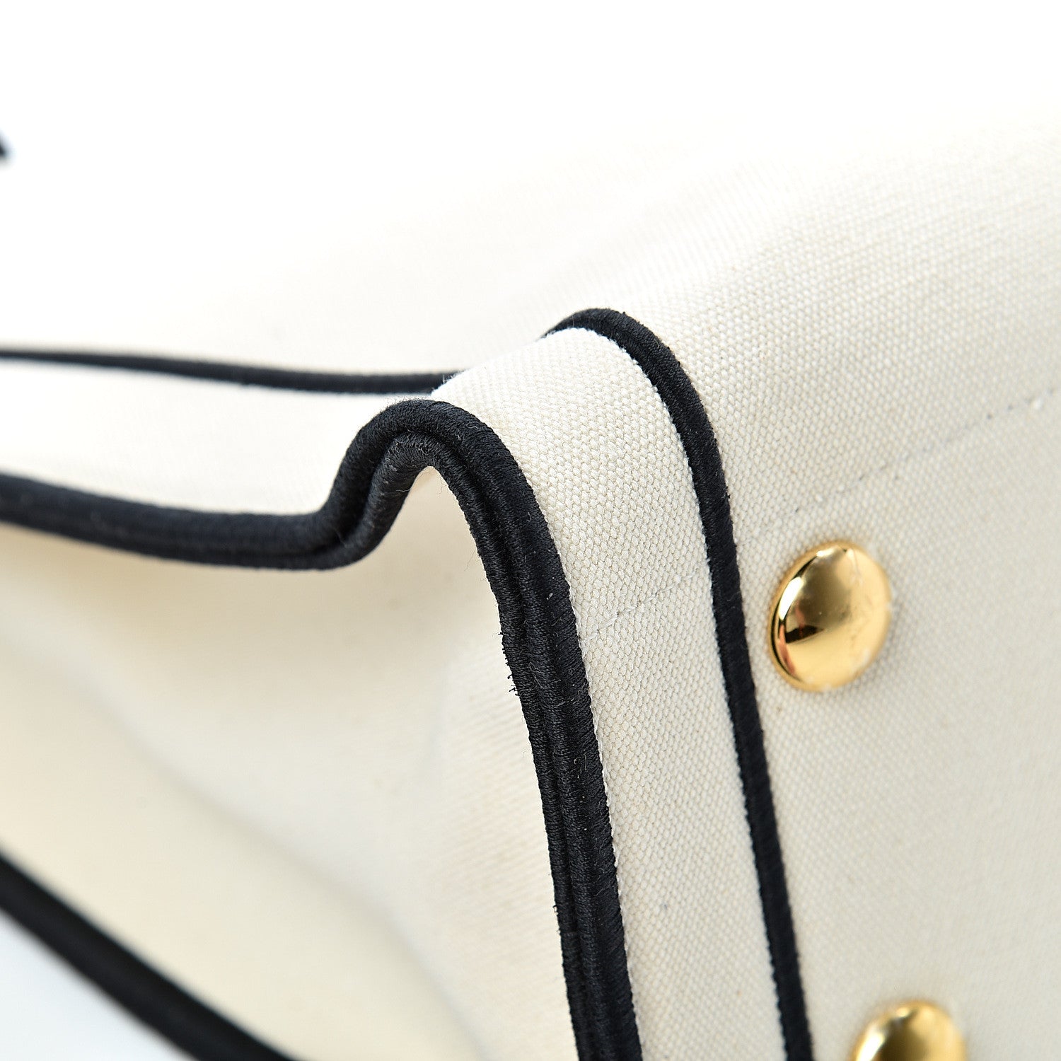 Fendi Canvas Logo Large Shopping Tote Grezzo Black 12 of 12