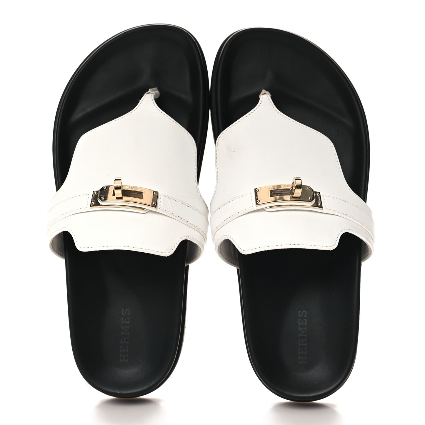 Calfskin Womens Empire Sandals 37 White