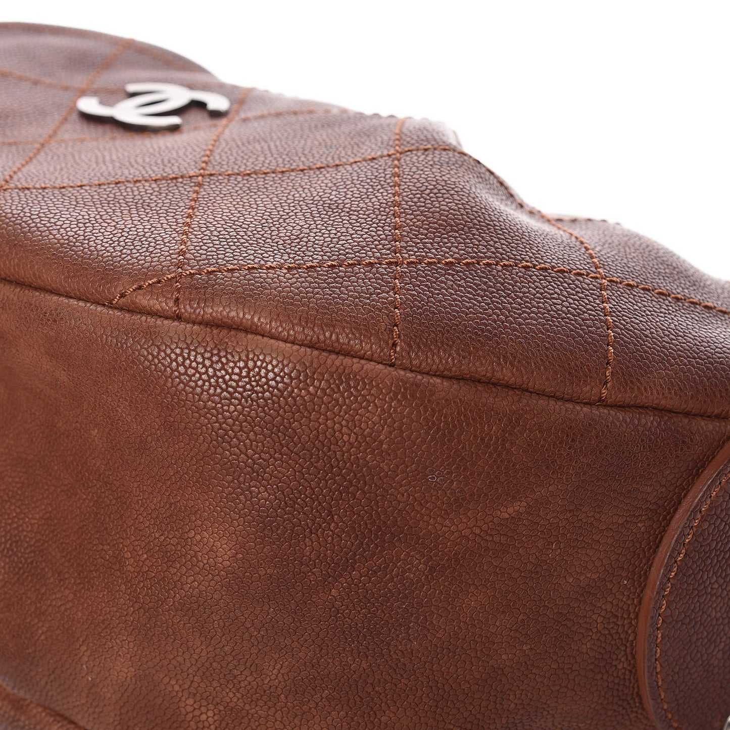 Distressed Caviar Outdoor Ligne Hobo Brown