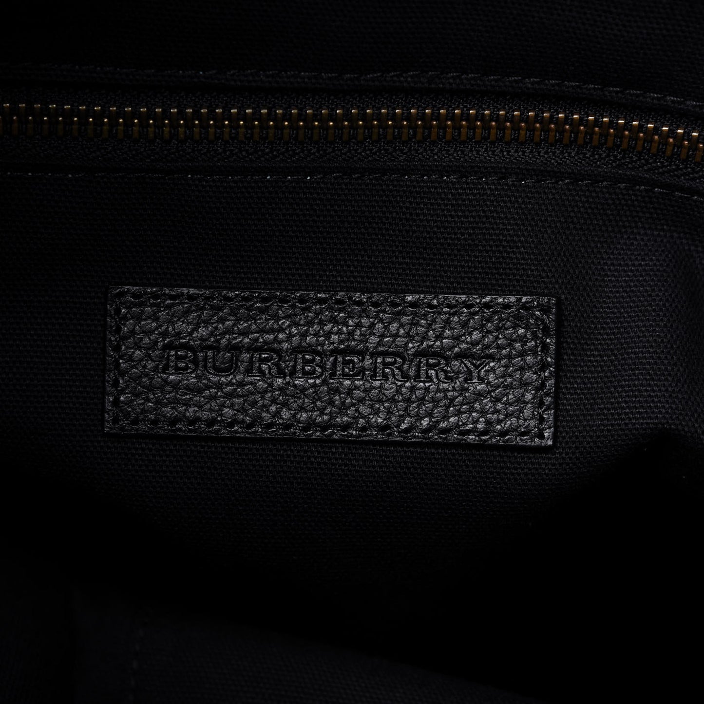 Grainy Calfskin Mega Check Armley Folding Messenger Black