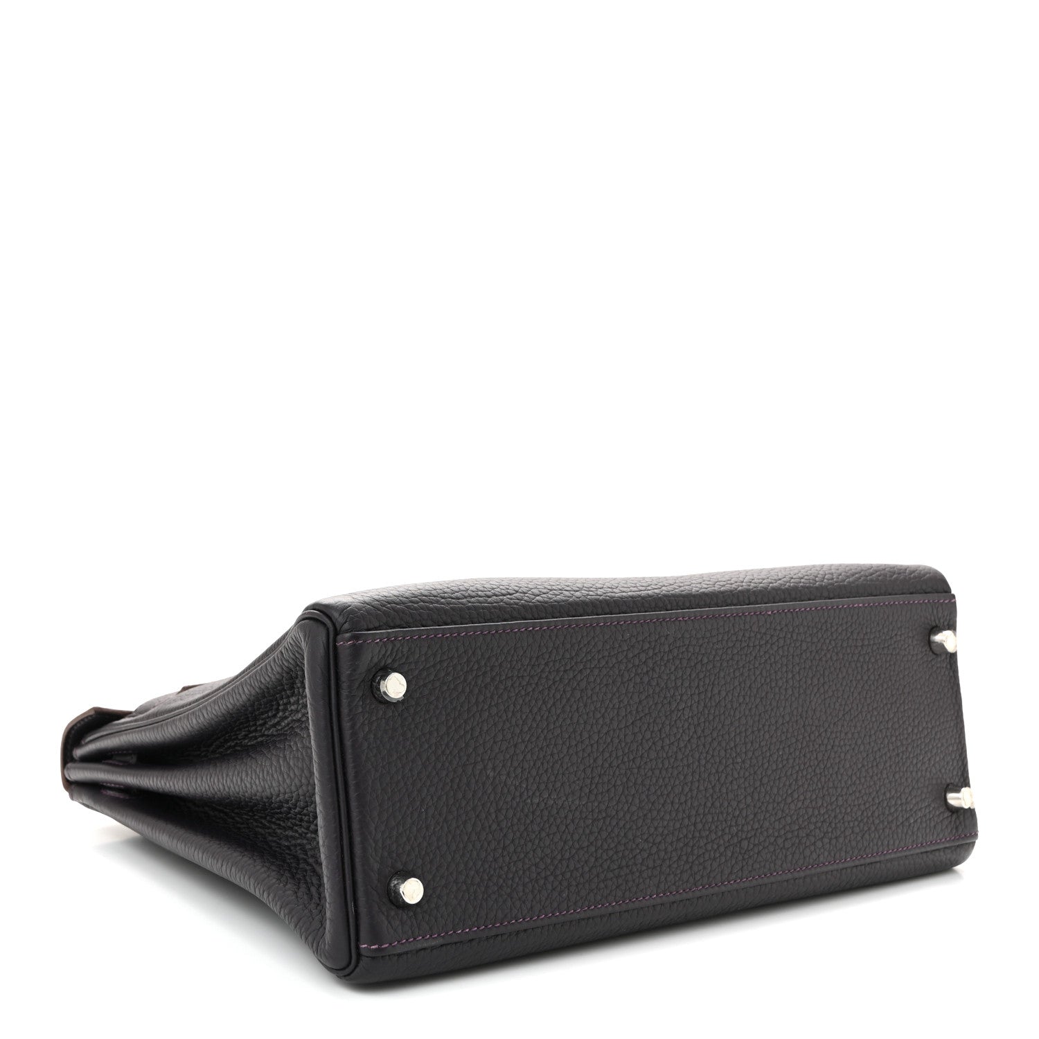 Hermes Taurillon Clemence Kelly Retourne 32 Raisin 4 of 10