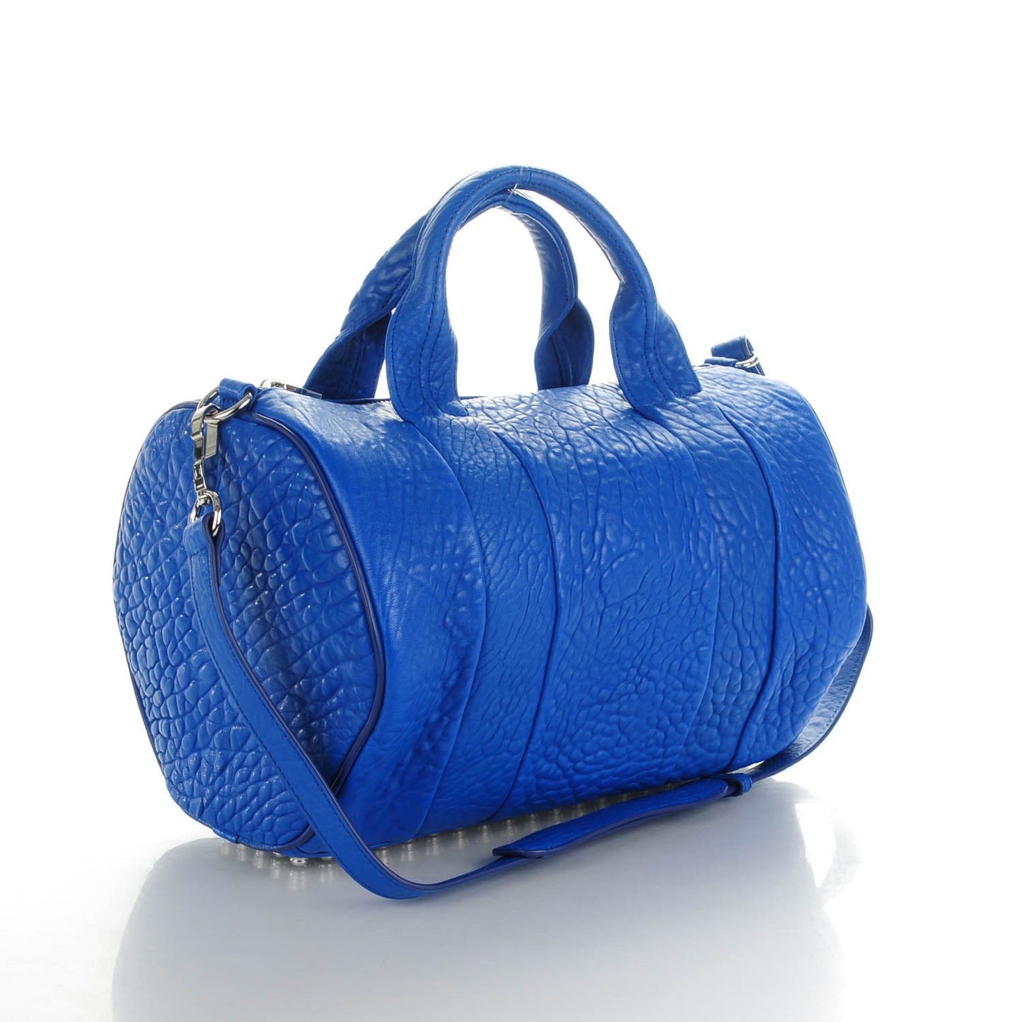 Pebbled Lambskin Rocco Royal Blue