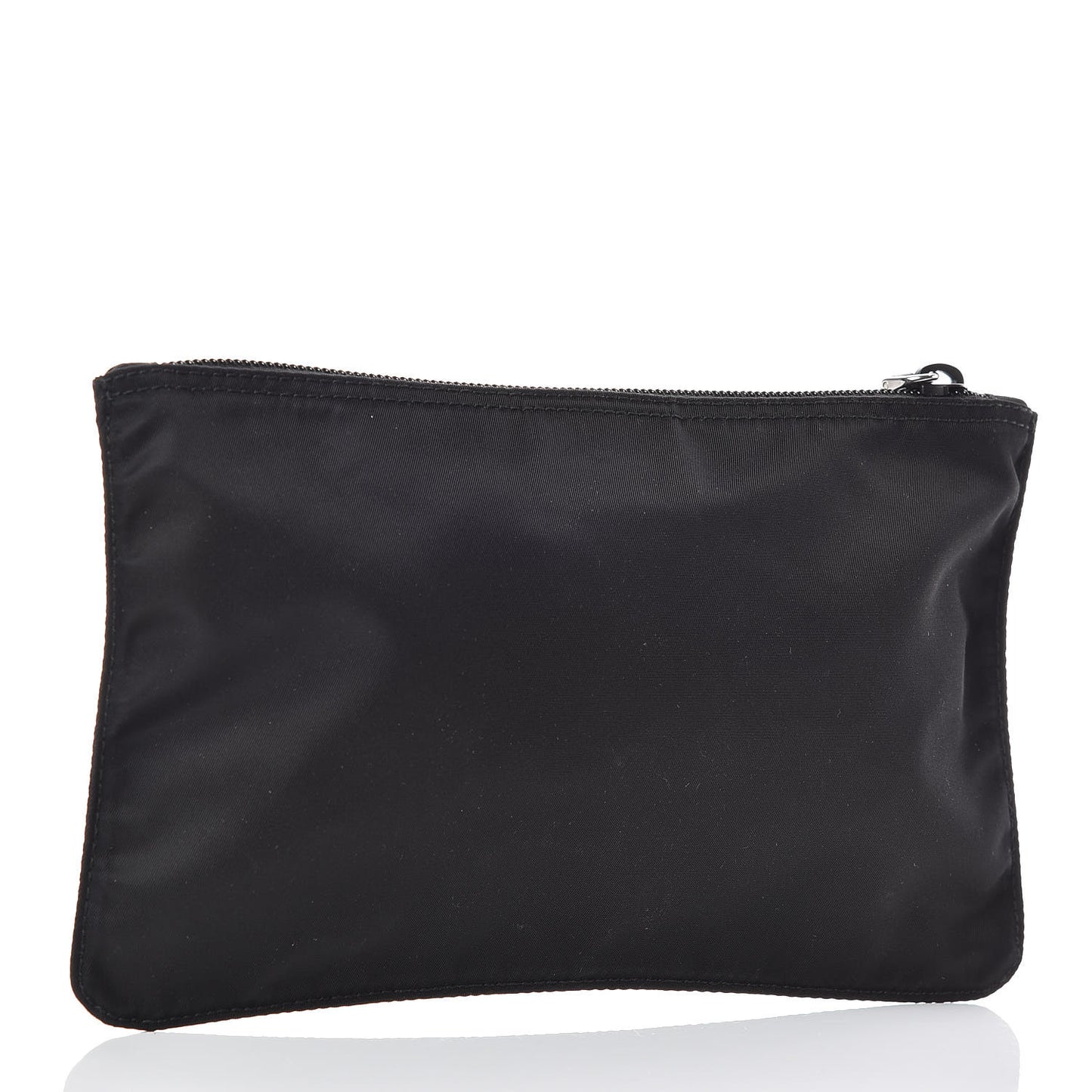 Nylon Tessuto Cosmetic Pouch Black