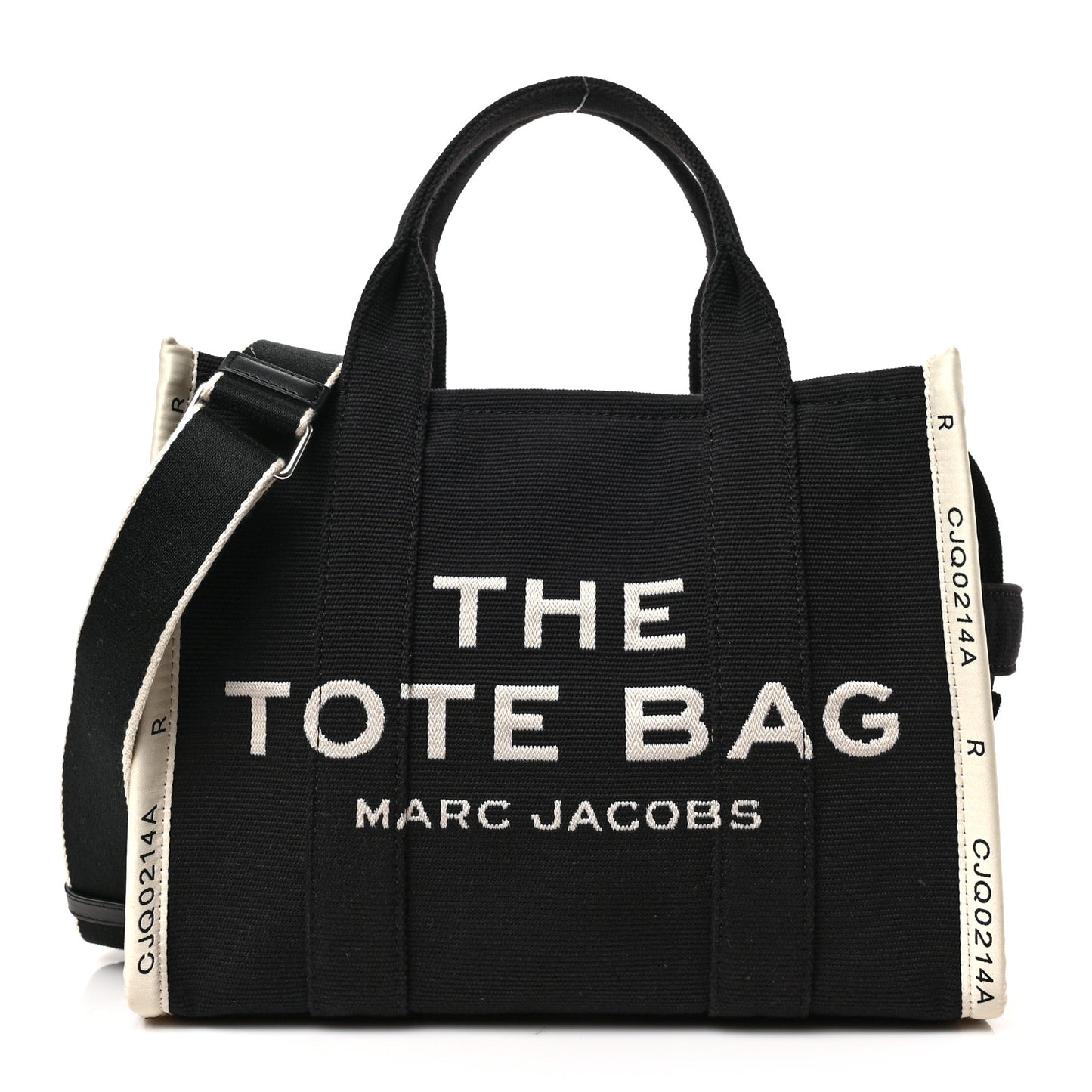 Jacquard Medium The Traveler Tote Bag Black