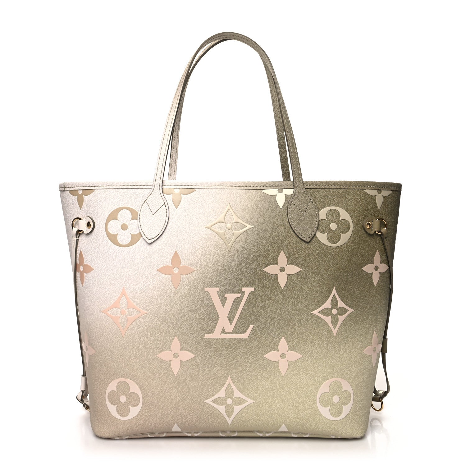 Louis Vuitton Monogram Giant Spring In The City Neverfull MM Sunset Kaki 3 of 13