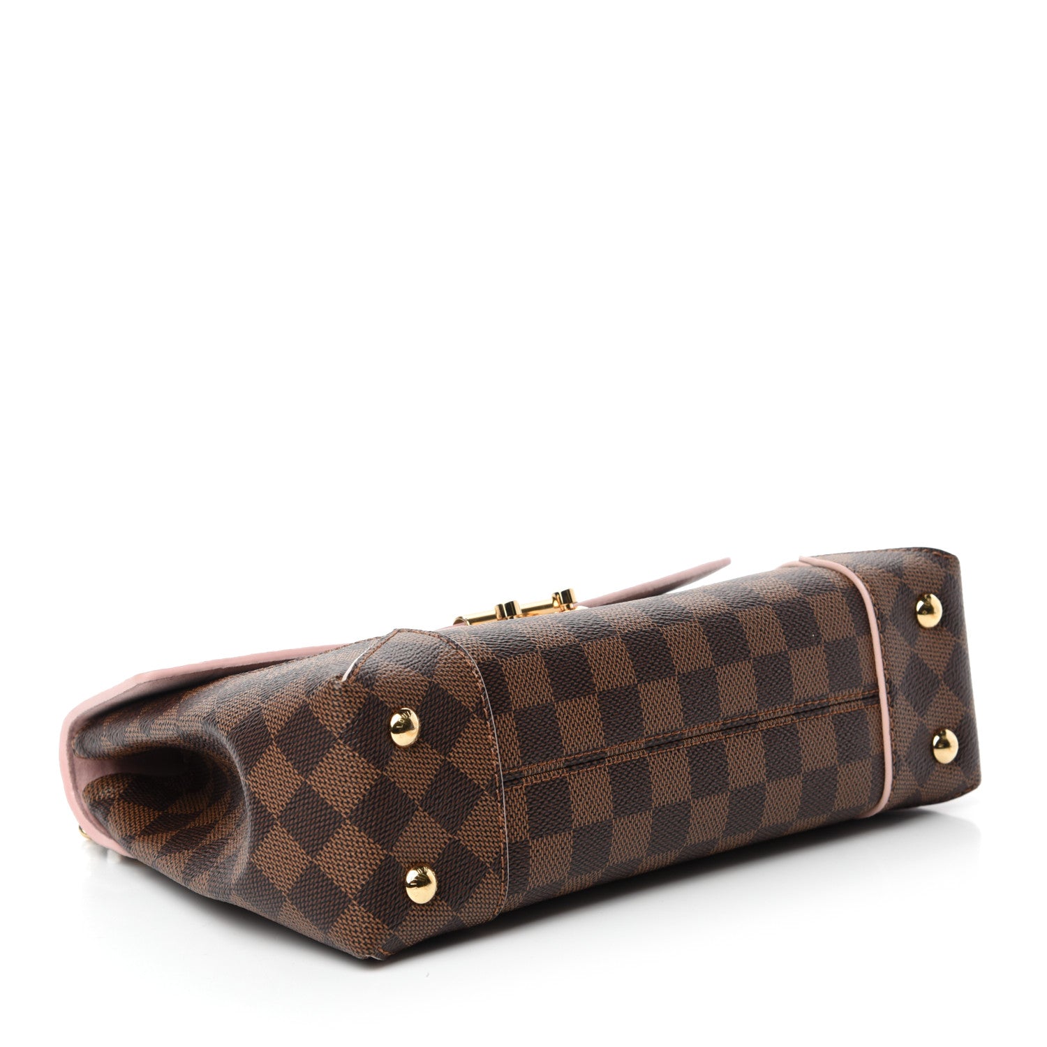 Louis Vuitton Damier Ebene Caissa Clutch Rose Ballerine 4 of 11