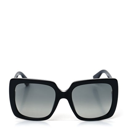 Gucci Crystal Square Frame GG Sunglasses GG0418S Black 2 of 7