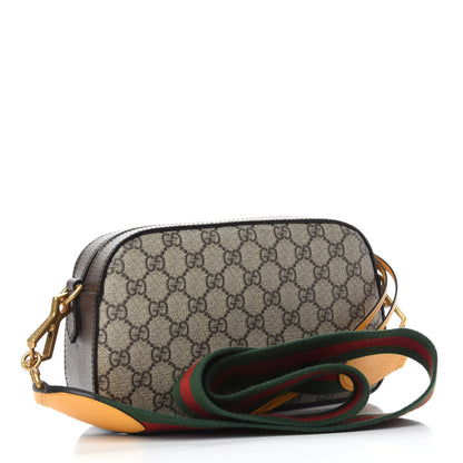 Gucci GG Supreme Monogram Web Neo Vintage Shoulder Bag Beige New Acero Crop 3 of 11