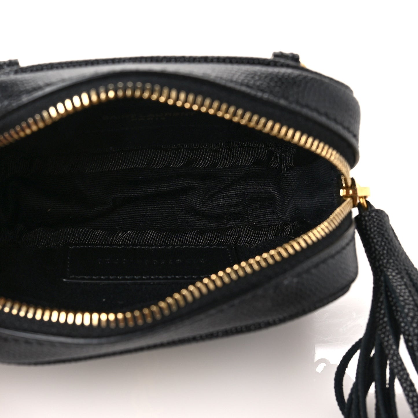 Grain De Poudre Matelasse Monogram Baby Lou Camera Bag Black