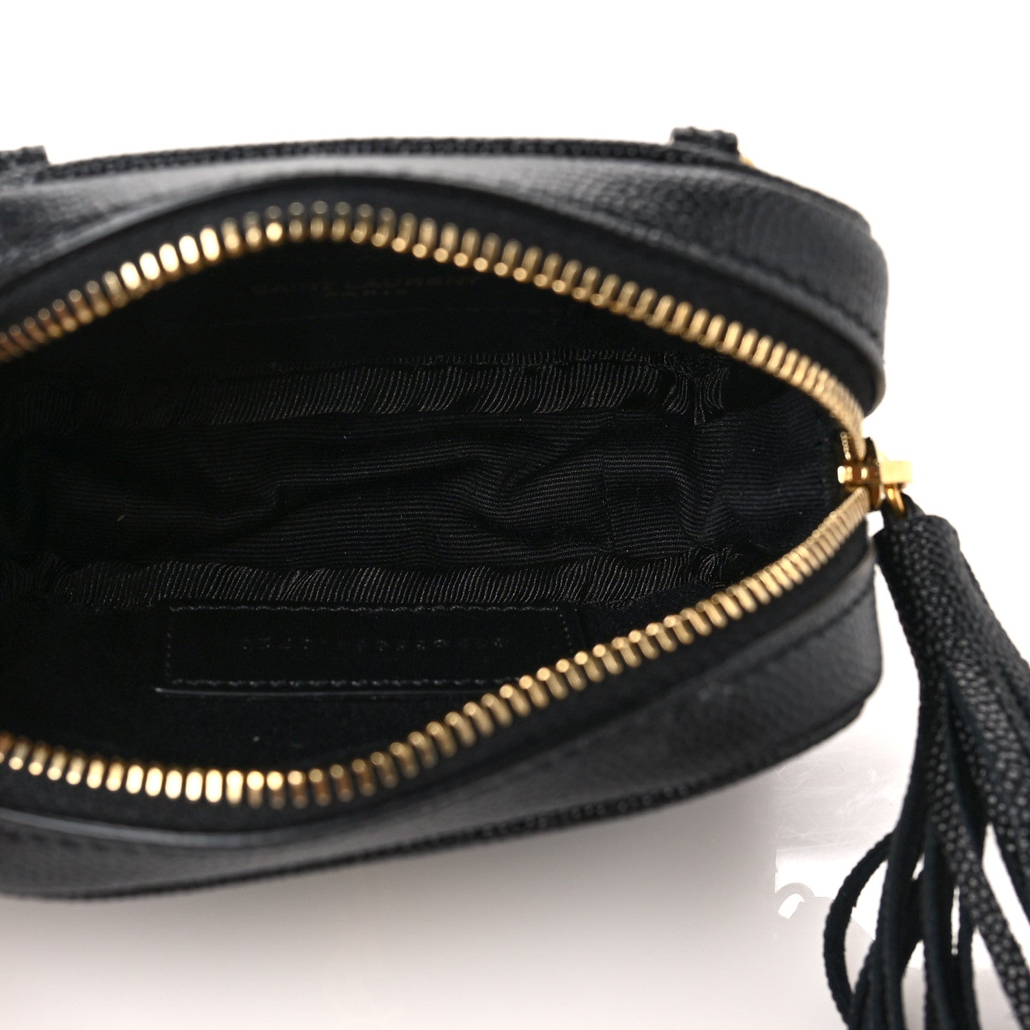 Saint Laurent Grain De Poudre Matelasse Monogram Baby Lou Camera Bag Black 5 of 10