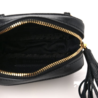 Saint Laurent Grain De Poudre Matelasse Monogram Baby Lou Camera Bag Black 5 of 10