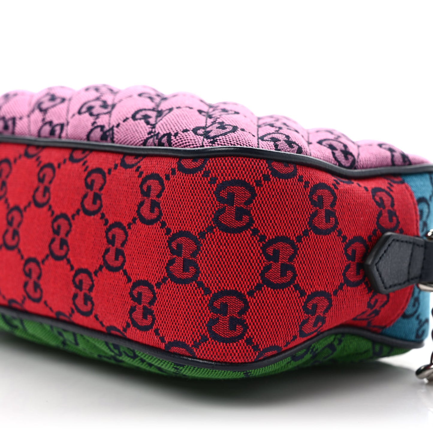 Monogram Multicolor Matelasse Diagonal Small GG Marmont Chain Shoulder Bag Pink Blue Green Red Light Blue