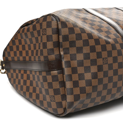 Louis Vuitton Damier Ebene Keepall Bandouliere 55 7 of 8