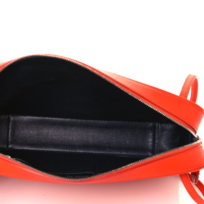 Celine Nappa Side Lock Dragonne Shoulder Bag Bright Orange 5 of 13