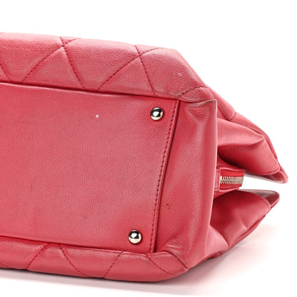 Chanel Soft Caviar Quilted CC Timeless Tote Fuchsia 11 of 19