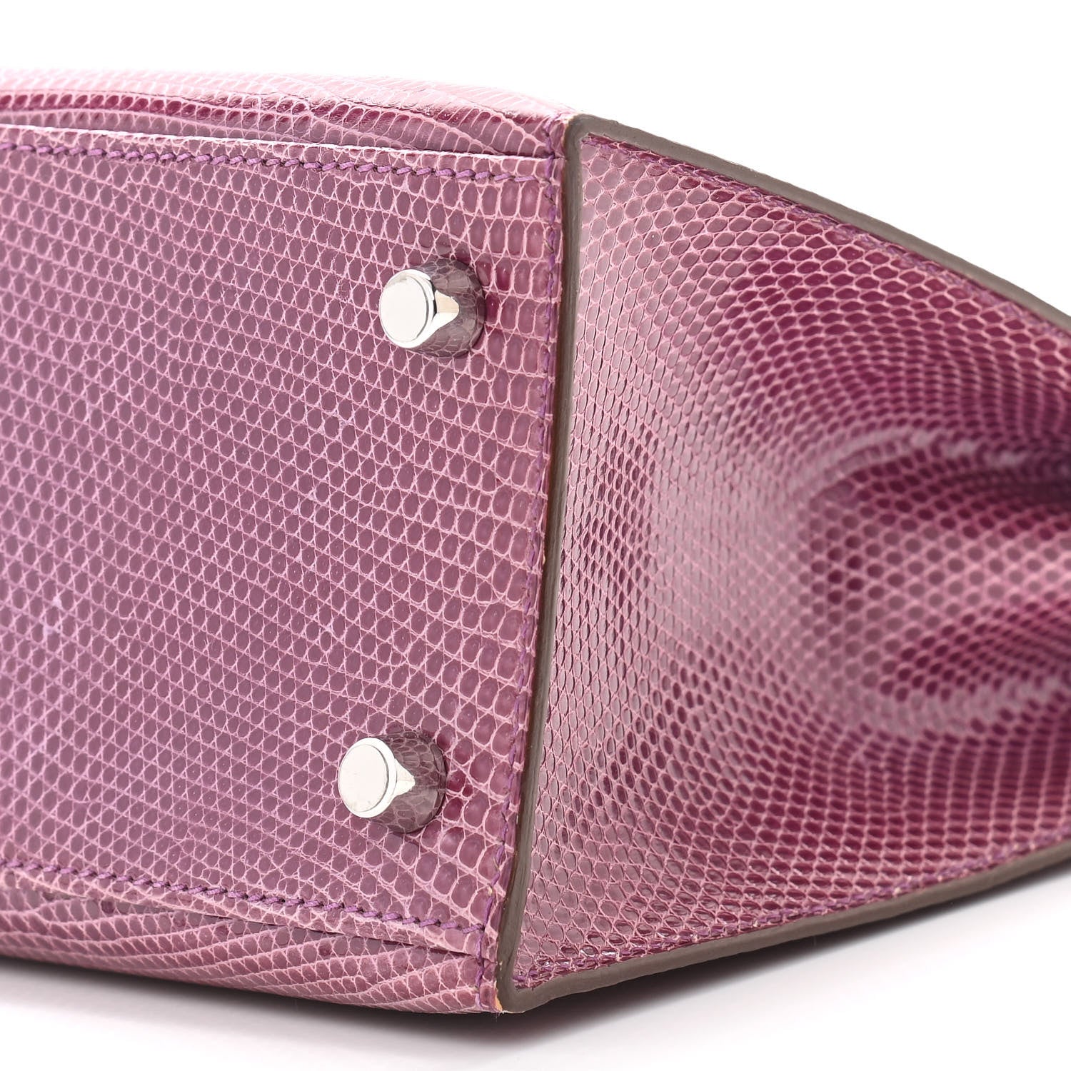 Hermes Lizard Kelly Sellier 25 Violet 11 of 13