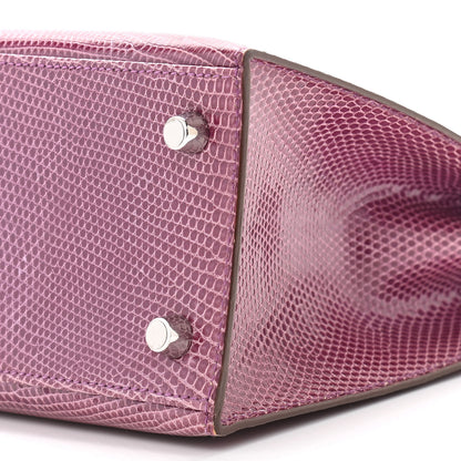 Hermes Lizard Kelly Sellier 25 Violet 11 of 13