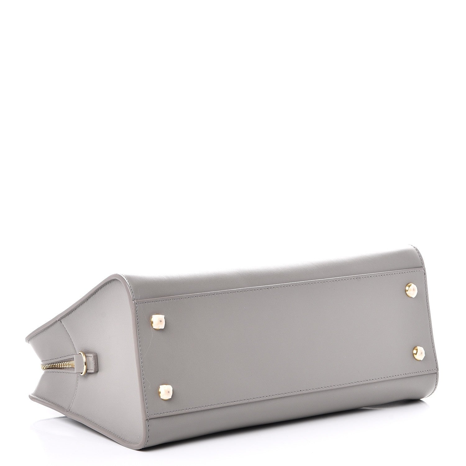 Saint Laurent Calfskin Small Monogram Cabas Fog 4 of 7