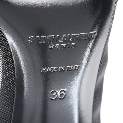 Saint Laurent Mesh 105 Anja Pumps 36 Black 6 of 8
