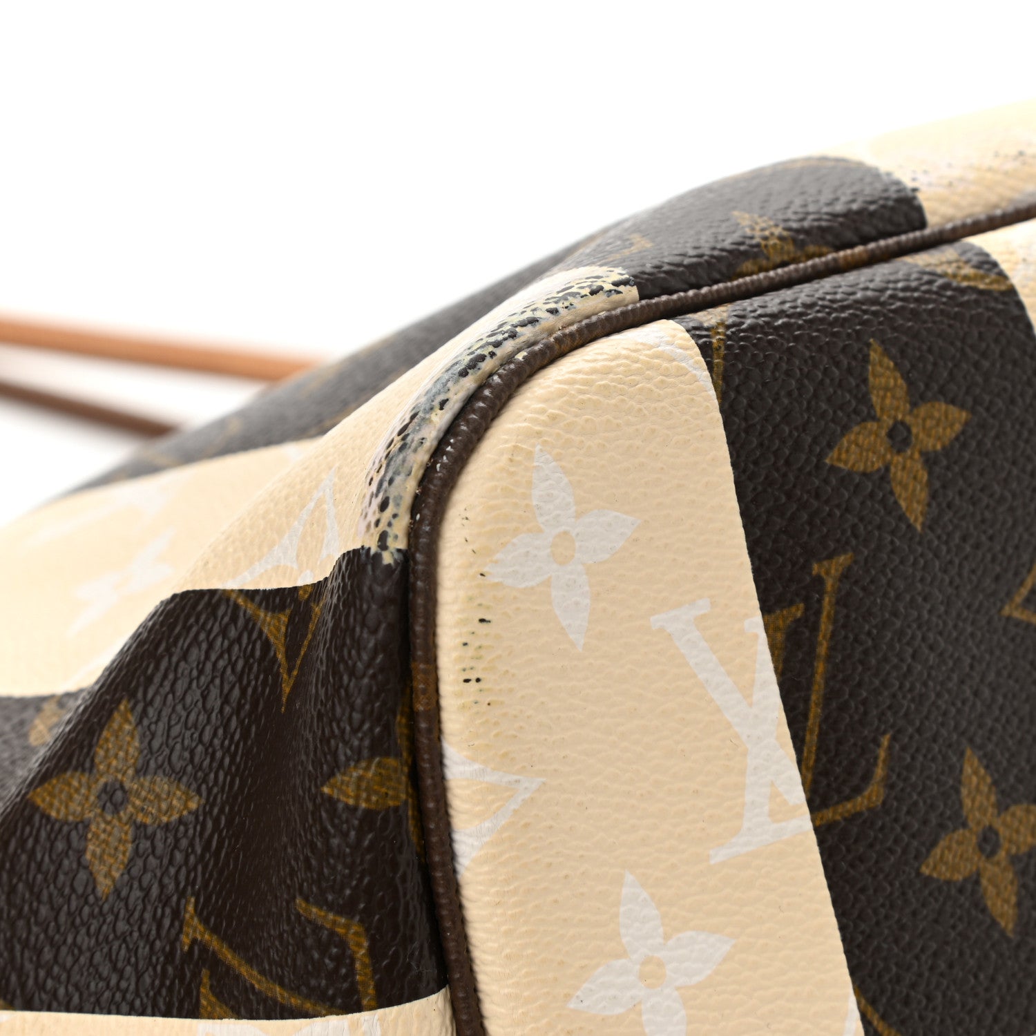 Louis Vuitton Monogram Rayures Neverfull MM 10 of 19