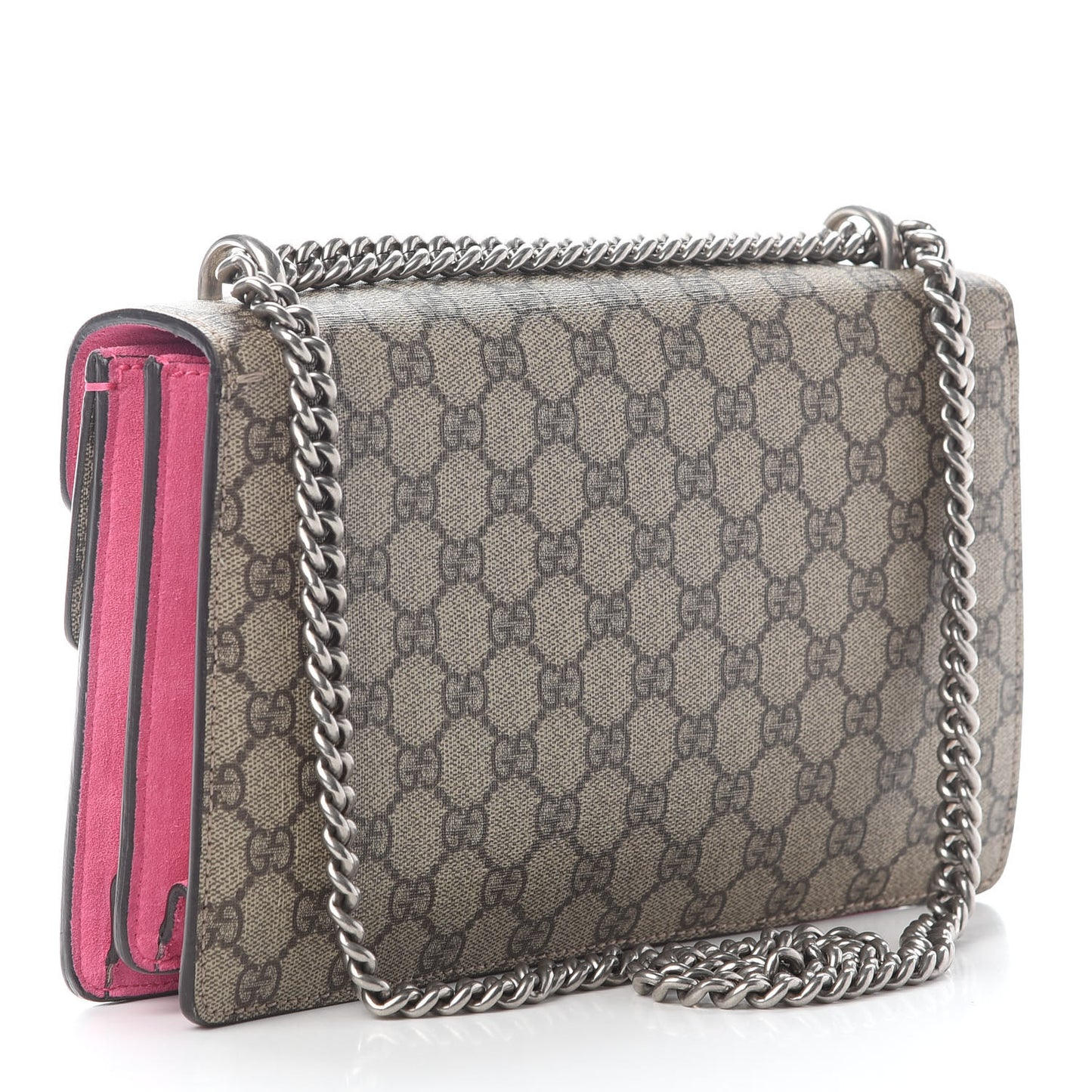GG Supreme Monogram Small Dionysus Shoulder Bag Pink